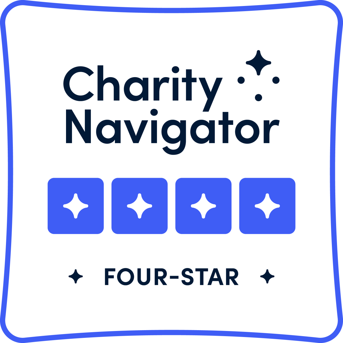 Four Star badge by Charity Navigator